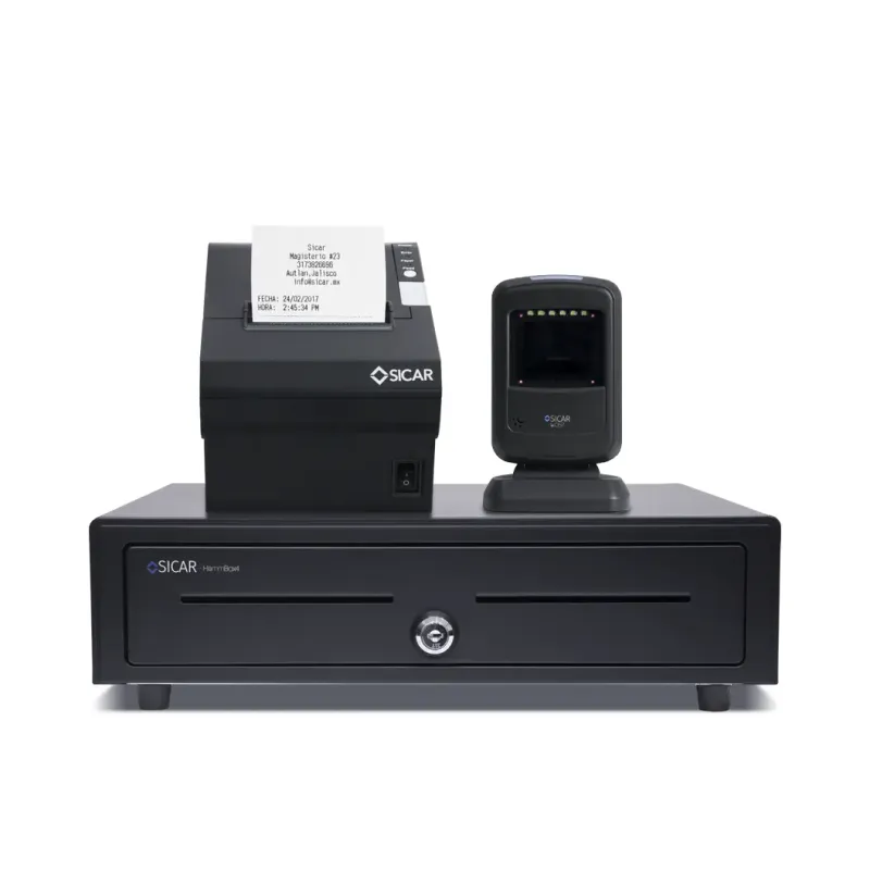 Kit Punto de Venta (Impresora, Lector y Cajón)