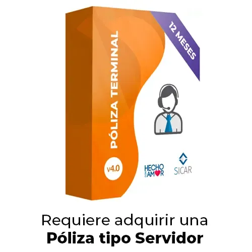 Póliza de Soporte & Asesorías - Licencia Terminal (1 Año)