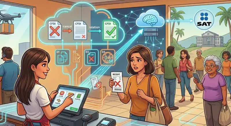 ¿Cómo cancelar una factura electrónica (CFDI) ya emitida?