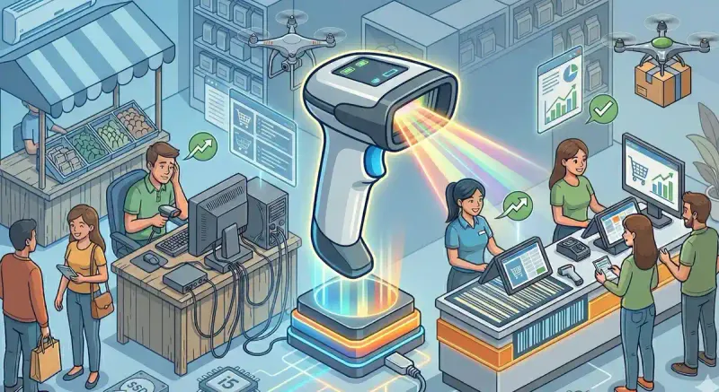 ¿Puedo usar cualquier lector de código de barras con SICAR?