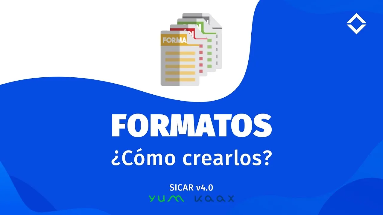 42.- ¿Cómo crear FORMATOS?