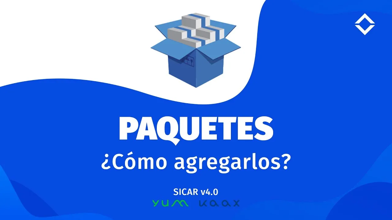 9.- ¿Cómo Agregar Paquetes?