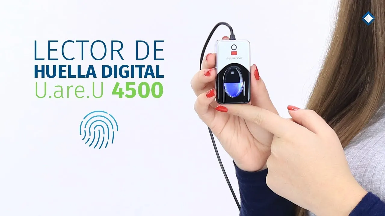3.- Seguridad y Rapidez con el Lector de Huellas Digital U.are.U