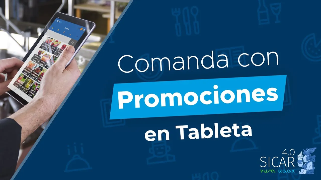 3.- Promociones en la Comanda con Tableta - App Comandero -