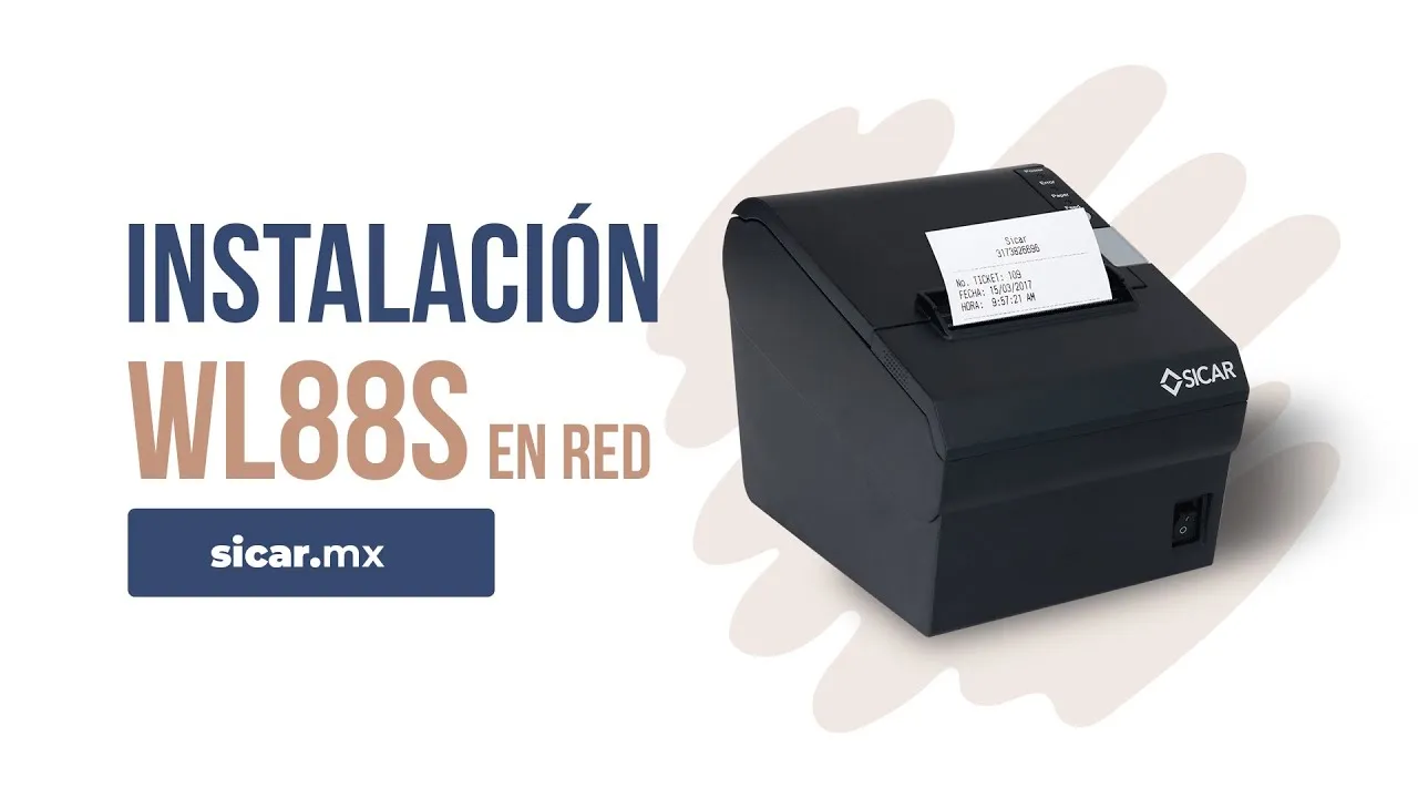 ¿Cómo configurar la impresora en red?