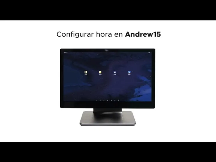 Configuración de la hora en la Computadora Andrew 15