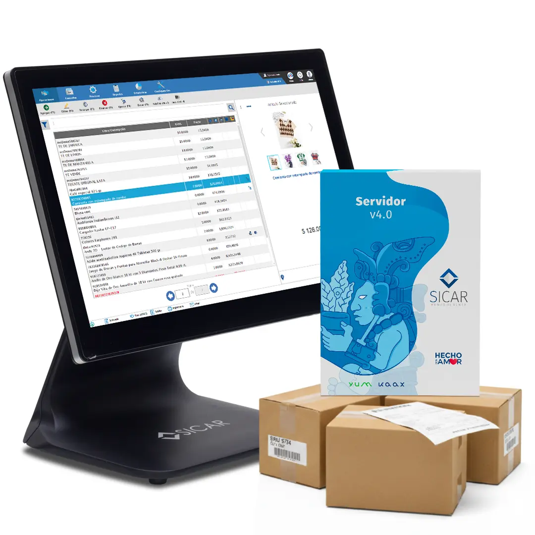 Persona administrando inventario